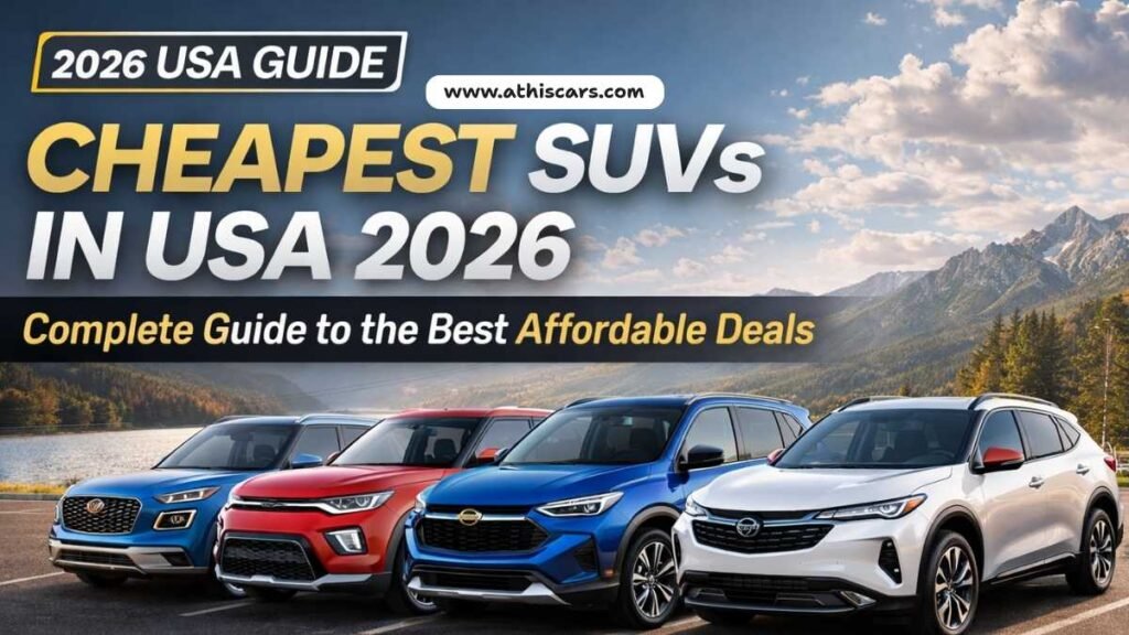 Cheapest SUVs in USA 2026 Complete Guide