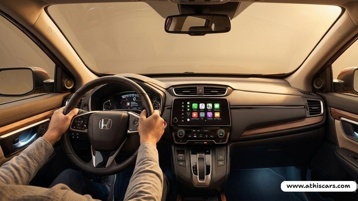 Most reliable used cars under $15000 – 2020 Honda CR-V interior infotainment and dashboard