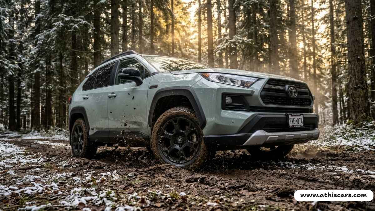 SUV best used cars under $15k USA – 2019 Toyota RAV4 AWD off-road forest trail