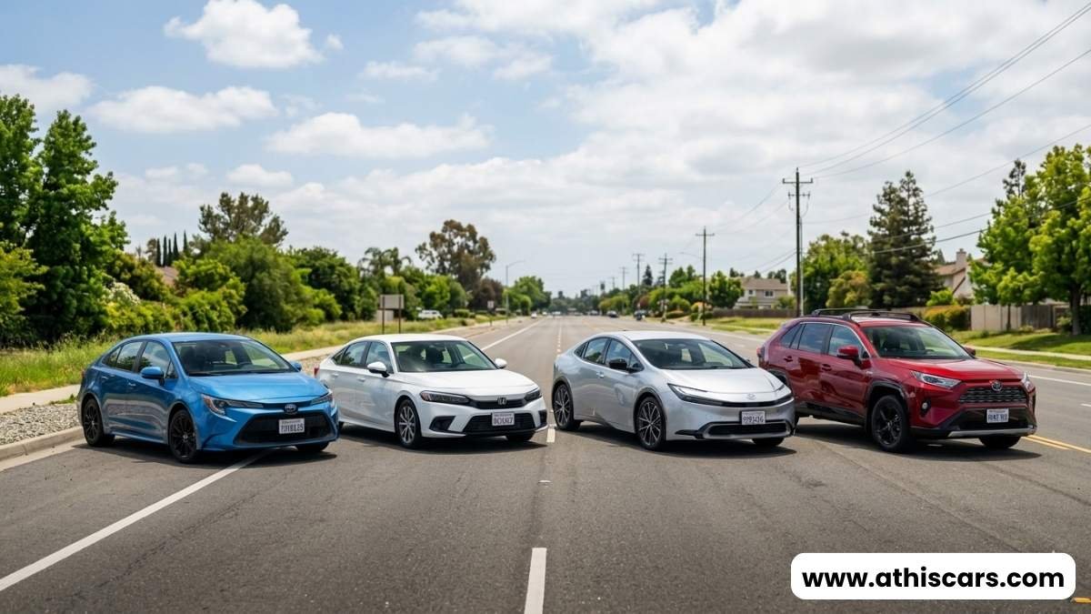 Best Hybrid Cars for Beginners USA Toyota Corolla Hybrid, Civic Hybrid, Prius and RAV4 Hybrid